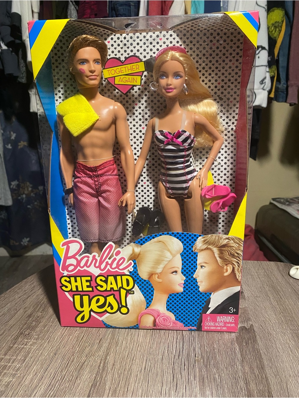 2010 Ken and Barbie She Said Yes! Two doll set